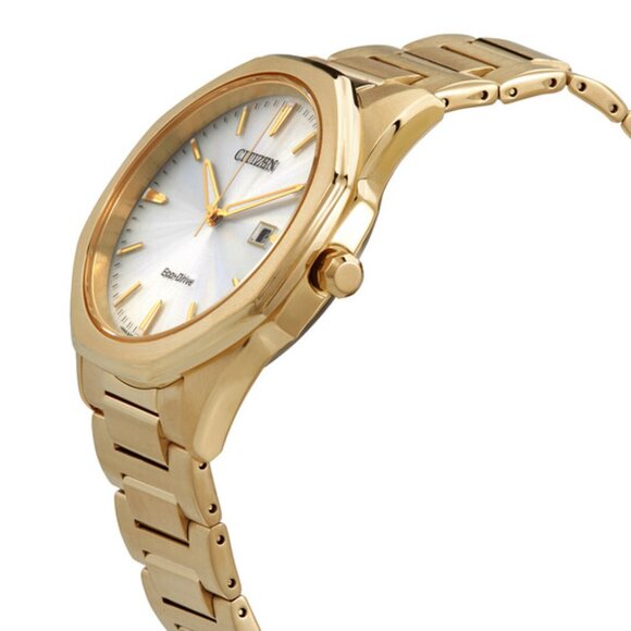 Citizen Eco-Drive Men's Corso Gold-Tone Stainless Steel Bracelet Watch 41mm - Picture 2 of 7